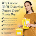 3 pc Set - Ostrich Style Beauty Bag Set