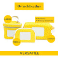 3 pc Set - Ostrich Style Beauty Bag Set