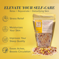 Floral Soaking Bath Salts Jasmin Rose Bag 14 oz