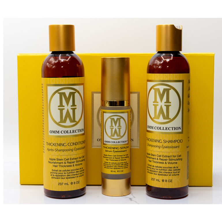 3 Pc  Set - OMM Natural Hair Thickening & Rejuvenating Set